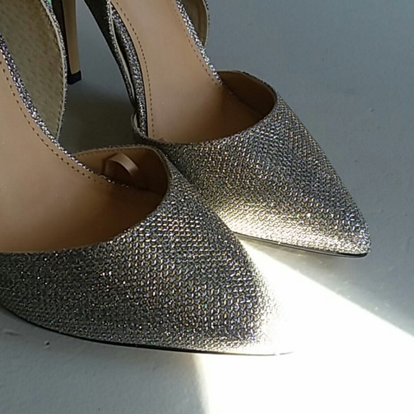 Express silver sparkle glitzy heels pumps - Picture 9 of 9